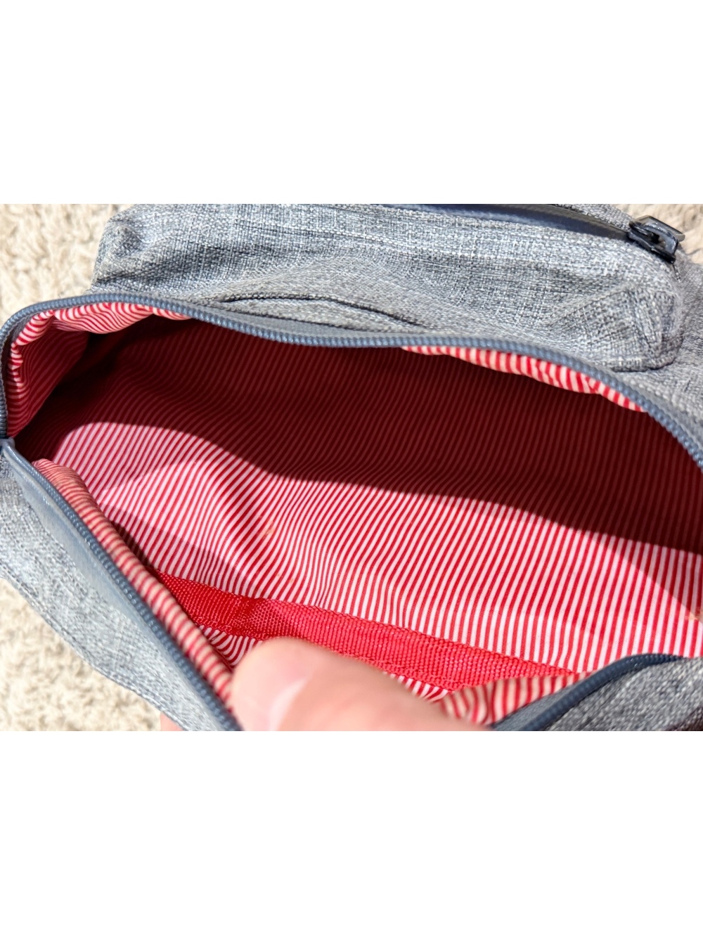 Herschel Gray Crossbody Belt Bag Fanny Pack - Picture 7 of 7